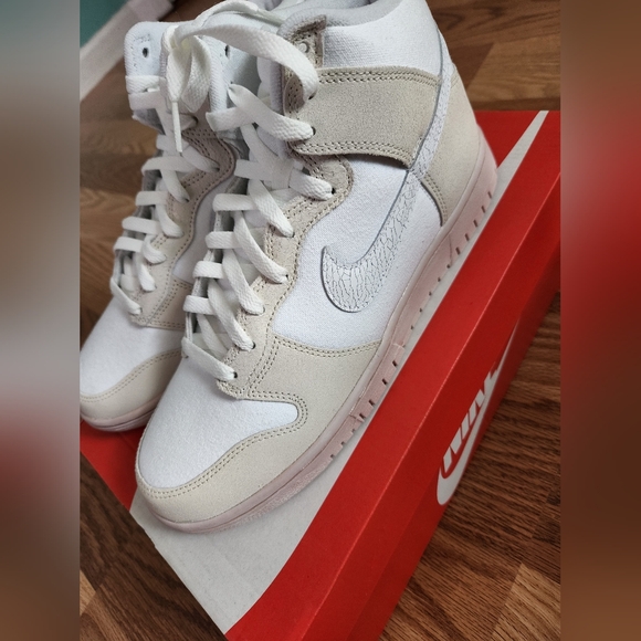 Nike Dunk High Retro Summit White - Phantom - Pink Oxford - Picture 11 of 16